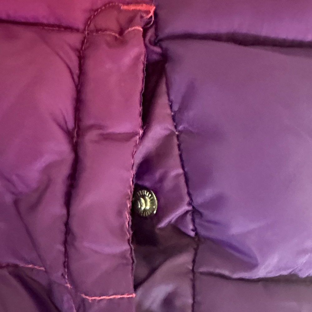 SO Kids Pink/Purple Puffer Jacket- size 4/5 - Picture 5 of 10